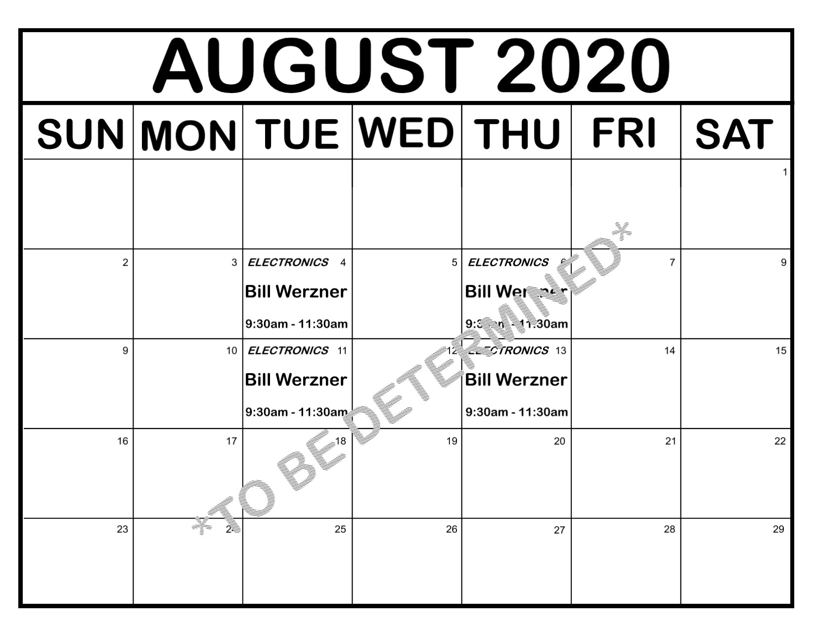 2020 AUGUST CLASSES2